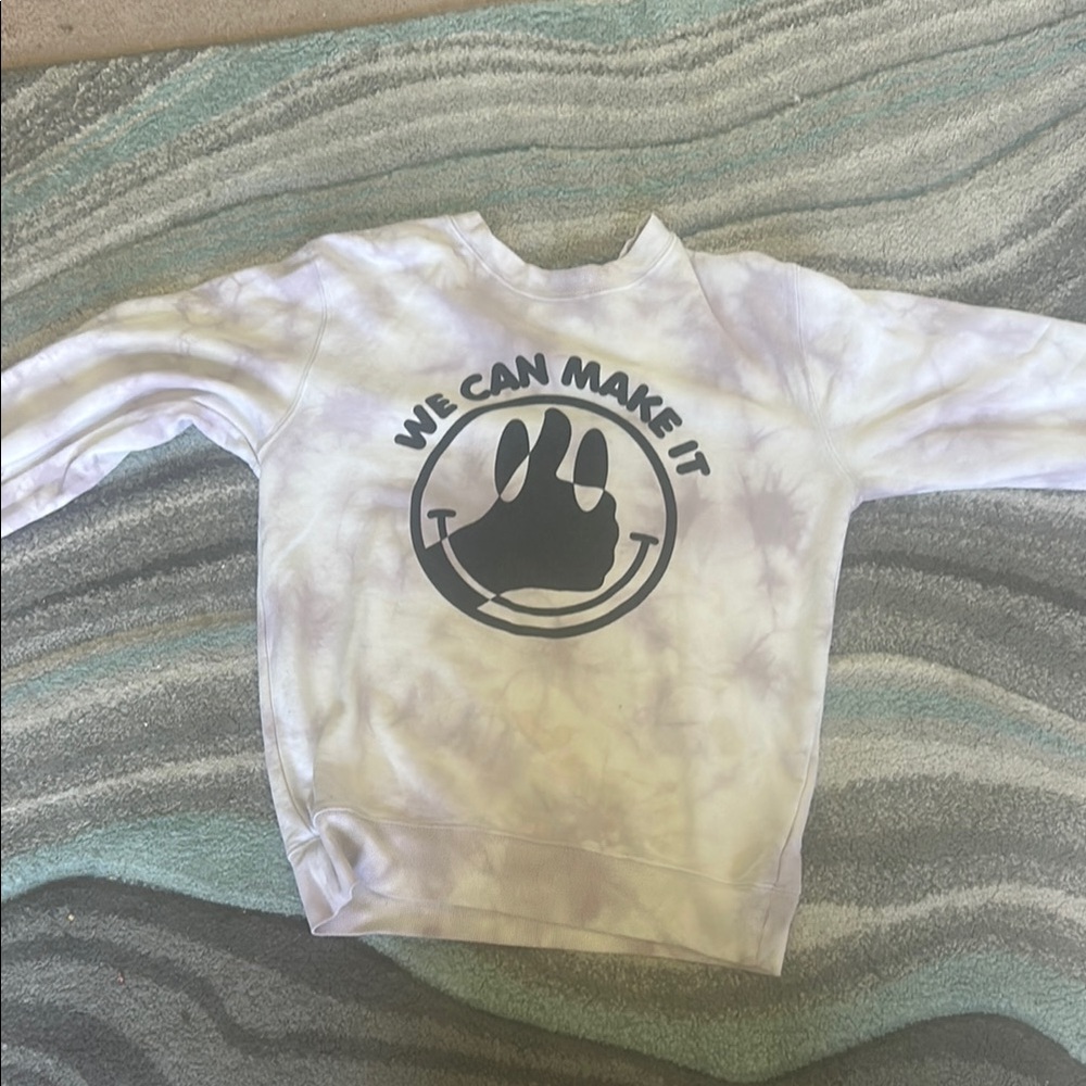 Kids Tie-Dye Sweatshirt - Purple